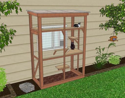 haven 3x6 catio diy catio plan cat enclosure