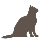decorative brown cat